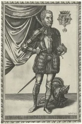 Retrato del duque Emanuel Philibert de Saboya Retratos de cuerpo entero de reyes y reinas (título de la serie)