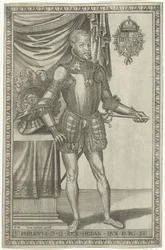 Retrato del rey Felipe II de España Retratos de cuerpo entero de reyes y reinas (título de la serie)