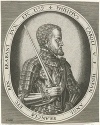 Retrato del rey Felipe II de España Retratos de reyes, reinas, príncipes y princesas (título de serie)