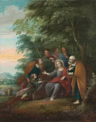Escenas de la vida de Cristo y sus enseñanzas (óleo sobre tabla)