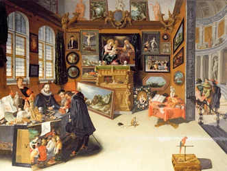 Interior de una Galería de Arte