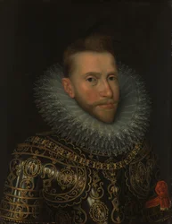 Retrato del archiduque Alberto de Austria, c.1600 (óleo sobre cobre)