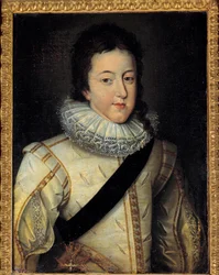 Retrato de Luis XIII, rey de Francia y Navarra (1601-1643) en el momento de su matrimonio en 1616
