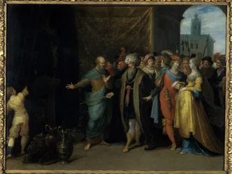 Creso muestra sus tesoros a Solón, 1616-30
