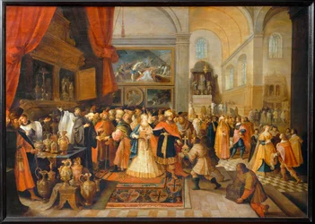 Salomón en el tesoro del templo