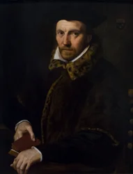 Retrato de Dom Andreas Boulingier, hacia 1580 (óleo sobre roble)