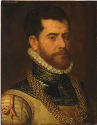 Retrato de un caballero, con el monograma de Don Gaspar de Haro y Guzmán