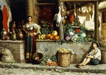Un Mercado de Verduras