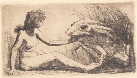 La niña con la rana
