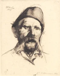 Retrato del supervisor en el hospital de Frederiksberg Frantz Peter Neidthardt