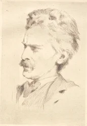 Retrato del xilógrafo F. Hendriksen