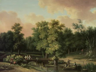 Escena pastoral