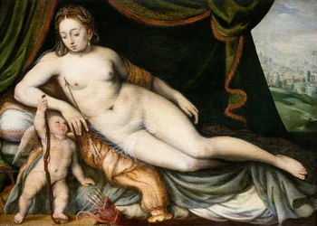 Venus y Cupido, c.1560
