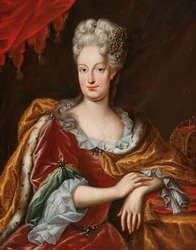 Retrato de Elisabeth Christine de Brunswick-Wolfenbüttel 1691-1750, primera mitad del siglo XVIII