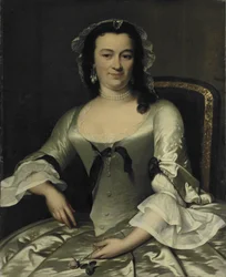 Retrato de Maria Henriëtte van de Pol, esposa de Willem Sautijn