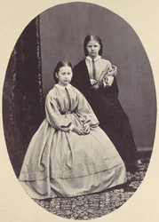 [Retrato de Dos Niñas], 1850s-60s