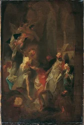 Cristo se aparece a Santo Tomás