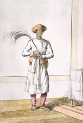 Portador de abanico, de 
