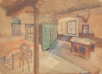 Salón de la granja en Tragöß
