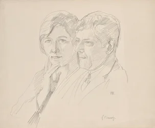 Grete Wagner-Barwig y el Dr. José Wagner