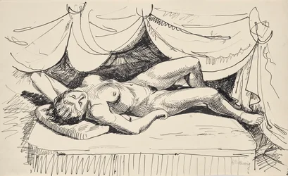 Acostado desnudo