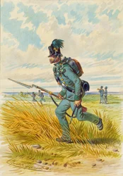 Soldado con bayoneta