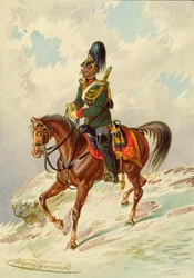 soldado a caballo