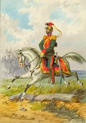 soldado a caballo