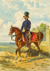 soldado a caballo