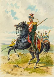 soldado a caballo