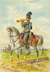 soldado a caballo