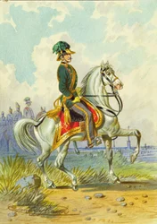Soldado a caballo