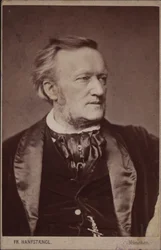 Retrato del Compositor Richard Wagner 1813-1883, antes de 1877