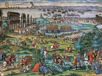 El ejército de Carlos V contra Túnez