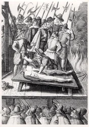 Ejecución de católicos en Inglaterra durante el reinado de Isabel I (1533-1603)
