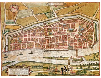 Mapa de Bremen (grabado)