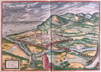 Pesaro, Italia (grabado)