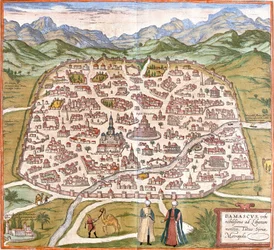 Vista de Damasco, Siria
