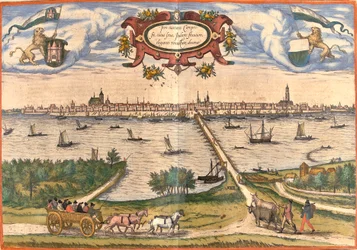 Vista de Kampen (Campensis), Países Bajos