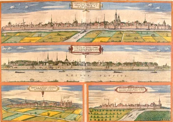 Vistas de Neuss, Bonn, Brühl y Zons, Alemania