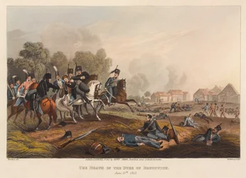 La Muerte del Duque de Brunswick, 15 de junio de 1815
