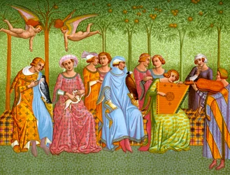 El sueño de la vida, siglo XIV, 1870