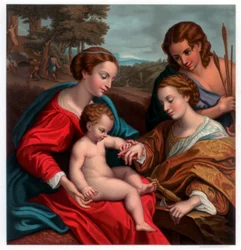 El matrimonio místico de Santa Catalina