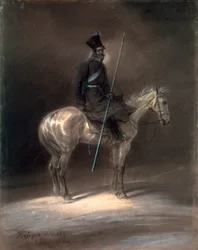 Cosaco a caballo, 1837
