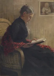 Retrato de la madre del artista