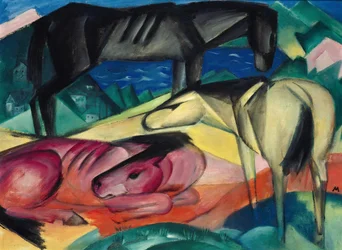 Tres caballos II, 1913