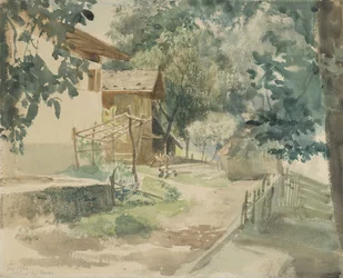 Un corral cerca de Merano