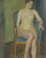 Desnudo Sentado