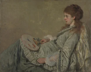 Retrato de la esposa del artista, 1872-1873