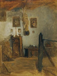 Antecámara de la casa natal del artista